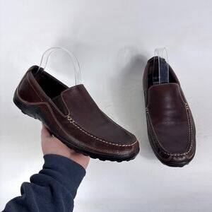 Cole Haan Tucker Venetian Loafer Men's 10 Brown Leather Slip-On Casual Walking